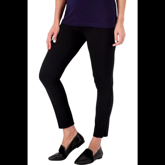 Day2Day by Duette NYC Ponte Knit Skinny Pants Black - Tall - Picture 1 of 1